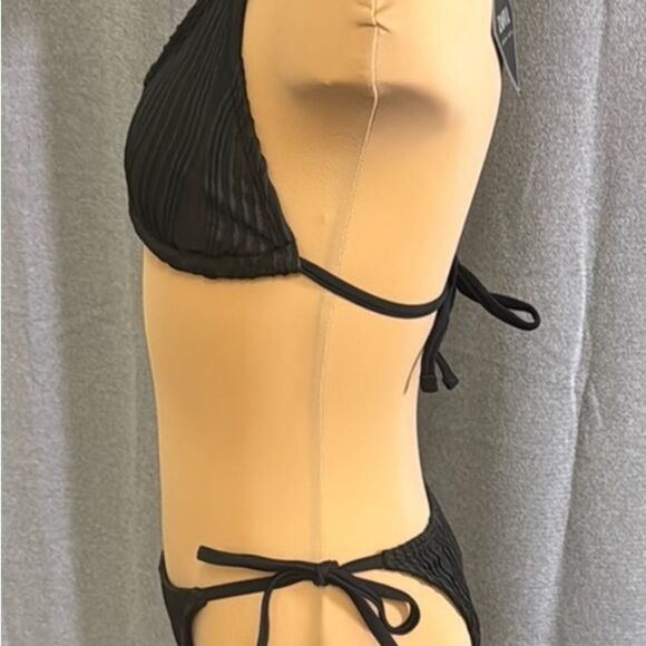 Zaful Black Classic Bikini Set Swimwear - Picture 7 of 13